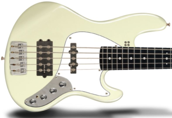 Sandberg California II TT5 & TM5 Pickguard, Weiß, 35" Scale